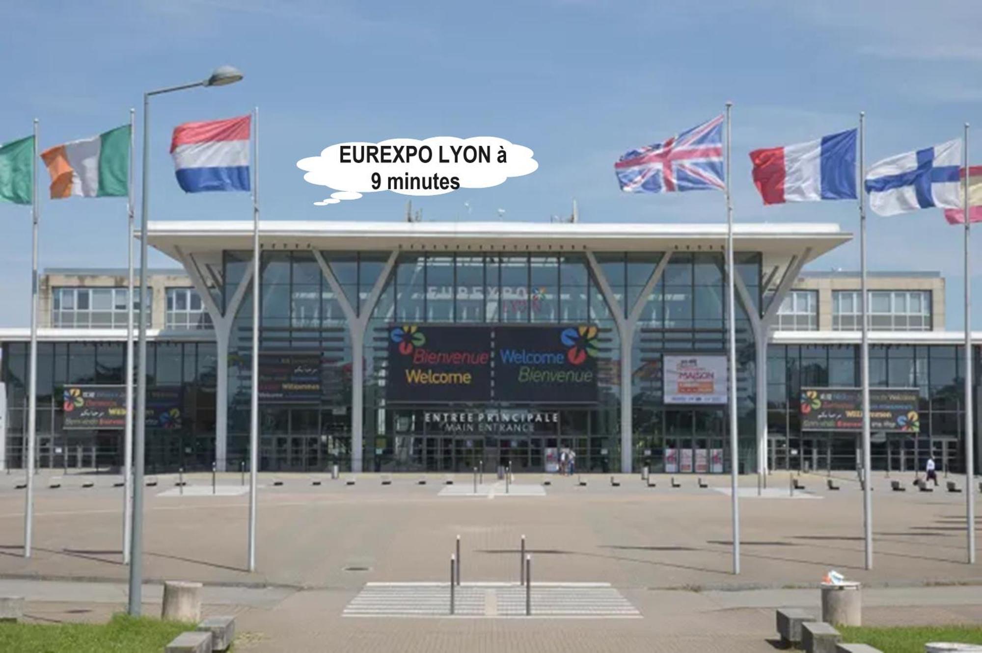 Votre Cocon Parfait A 9 Min D'Eurexpo Et 14 Min Groupama Daire Saint-Priest  Dış mekan fotoğraf